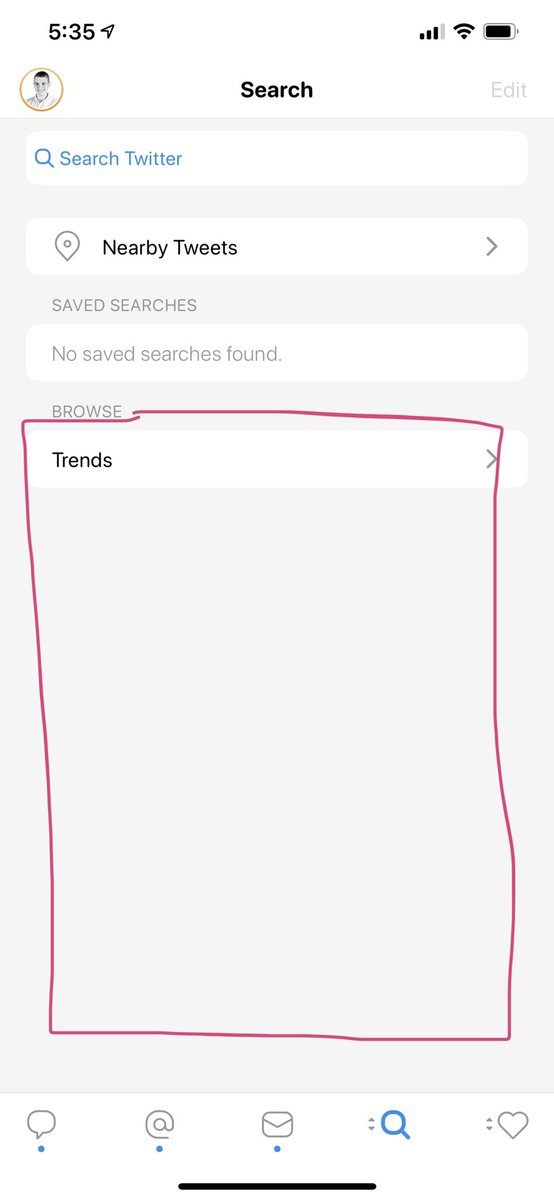 Great GIF search. X is misplaced. “Edit” applies to accounts only.Just show the Trends (could be due to cost).Either App Icon should go in Display or Themes should be top level.—OK, that’s enough. Solid solid start, let’s support them so they can spend more time on it!