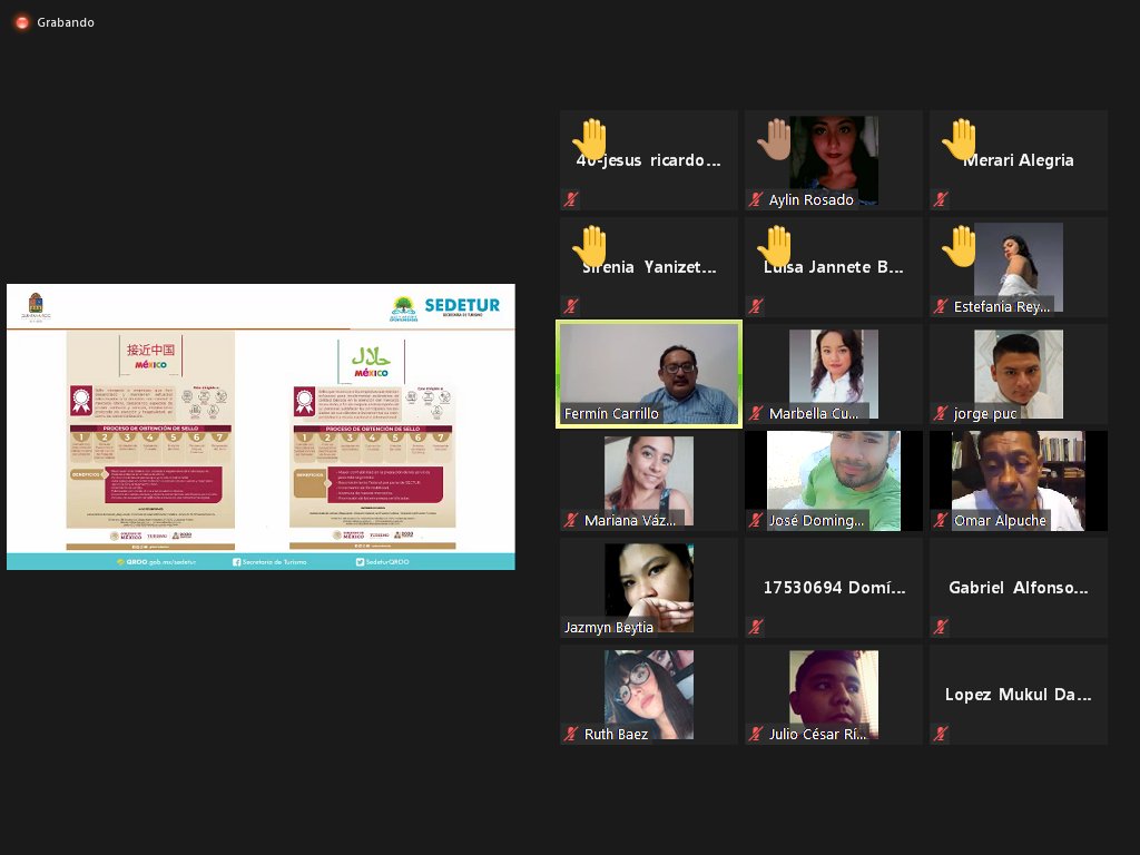 Segunda Conferencia, el día de hoy nos encontramos con el Mto. <a href="/fermin_carrillo/">Fermín Carrillo</a> abordando los temas #DistintivoH #DistintivoS entre otros temas en base al sector turístico. <a href="/omaralpuche/">omar alpuche leal</a> <a href="/TecNM_Cancun/">@TecNM_Cancun</a> @EventoITCancun