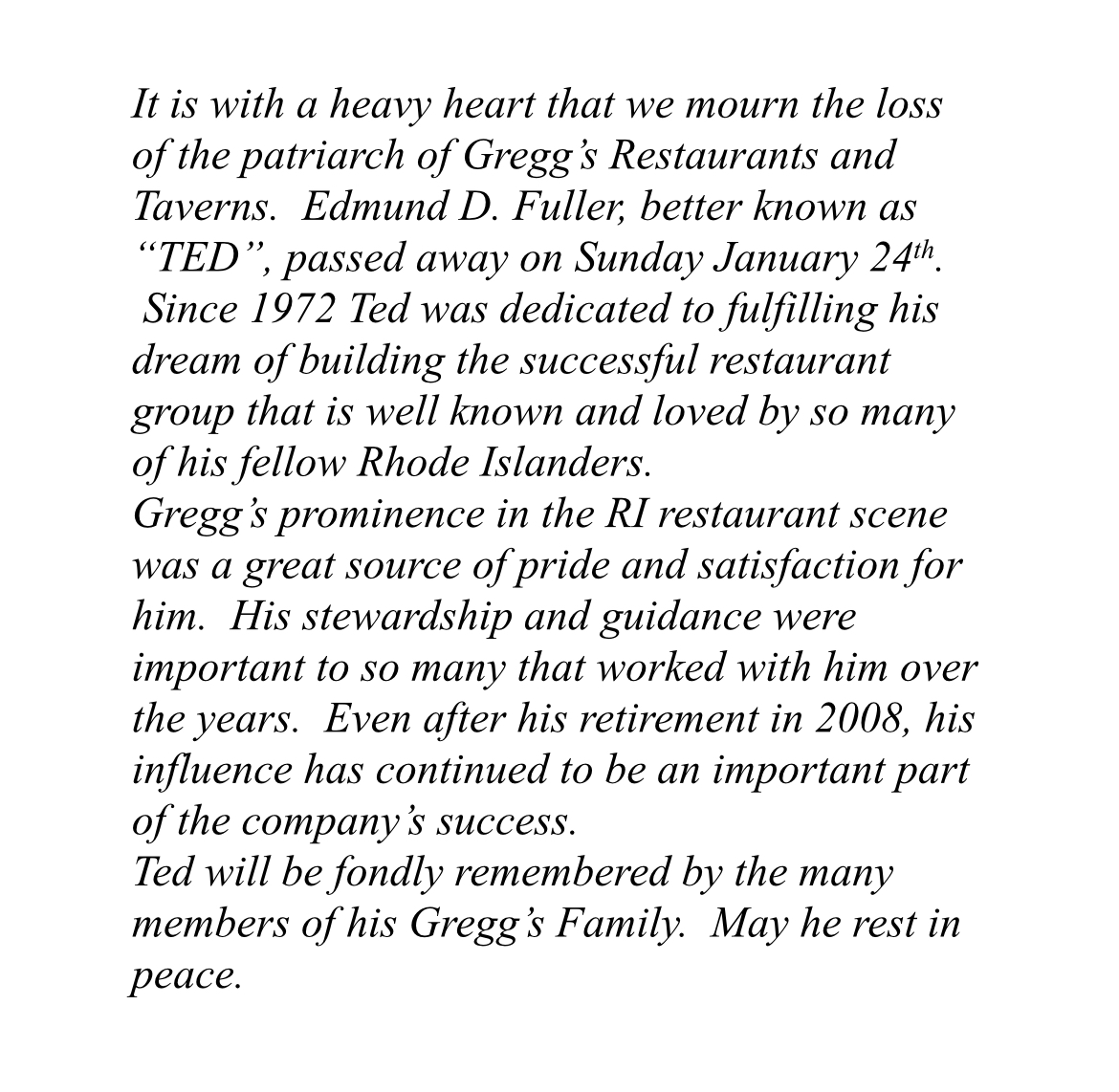 Gregg's Restaurants tweet media