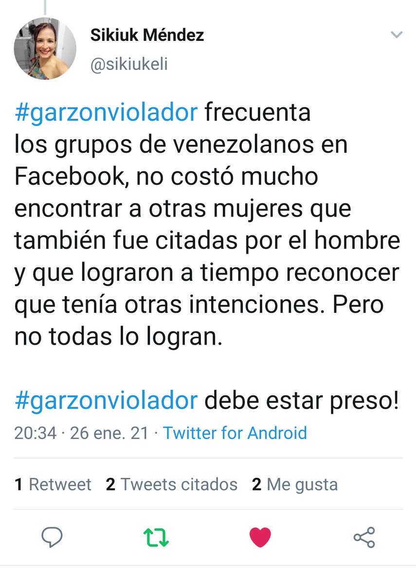 anigsanchez's tweet photo. Utiliza la vulnerabilidad de los migrantes abuso de una chica de solo 18 años. #garzonviolador  @alexagomez2000 https://t.co/zmQ6fI2Eah