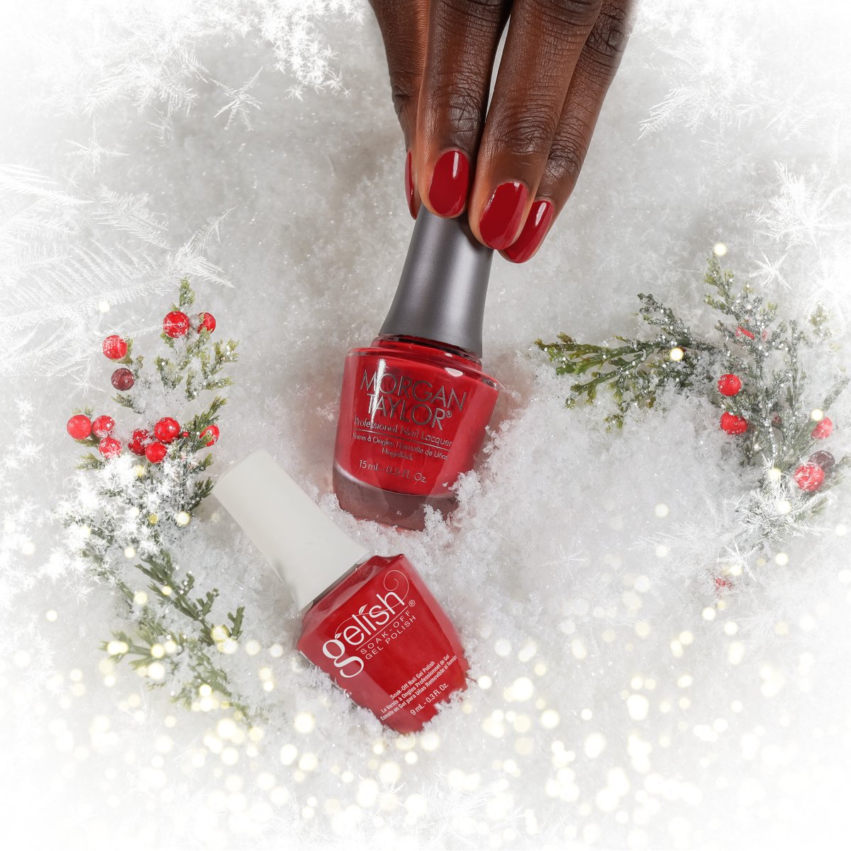 MTMorganTaylor's tweet photo. A classic red at home mani is always a winner with both @MTMorganTaylor and @GelishMINI! Shade Featured: Stilettos In The Snow ❤️❄️#MorganTaylor #GelishMINI #ShakeUpTheMagic #StilettosInTheSnow #holidaycollection #holidaynails #wintercollection #winternails #rednails https://t.co/83B5b8W79Z