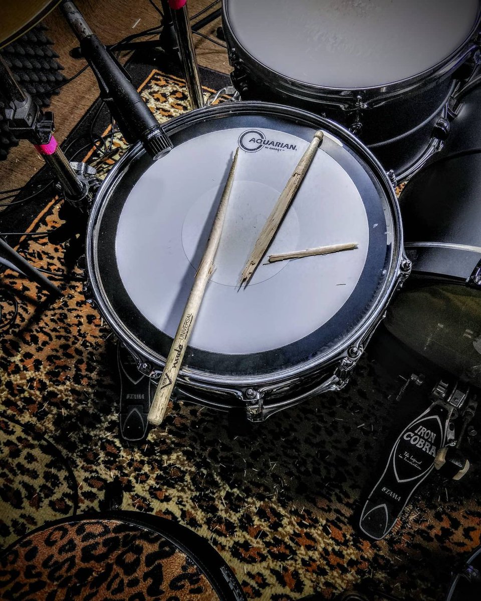 AquarianHeads's tweet photo. Go hard or go (stay) home💥 @drums_by_gideon (on ig) rocking hard on his cheetah throne! https://t.co/2vbmJrehYA