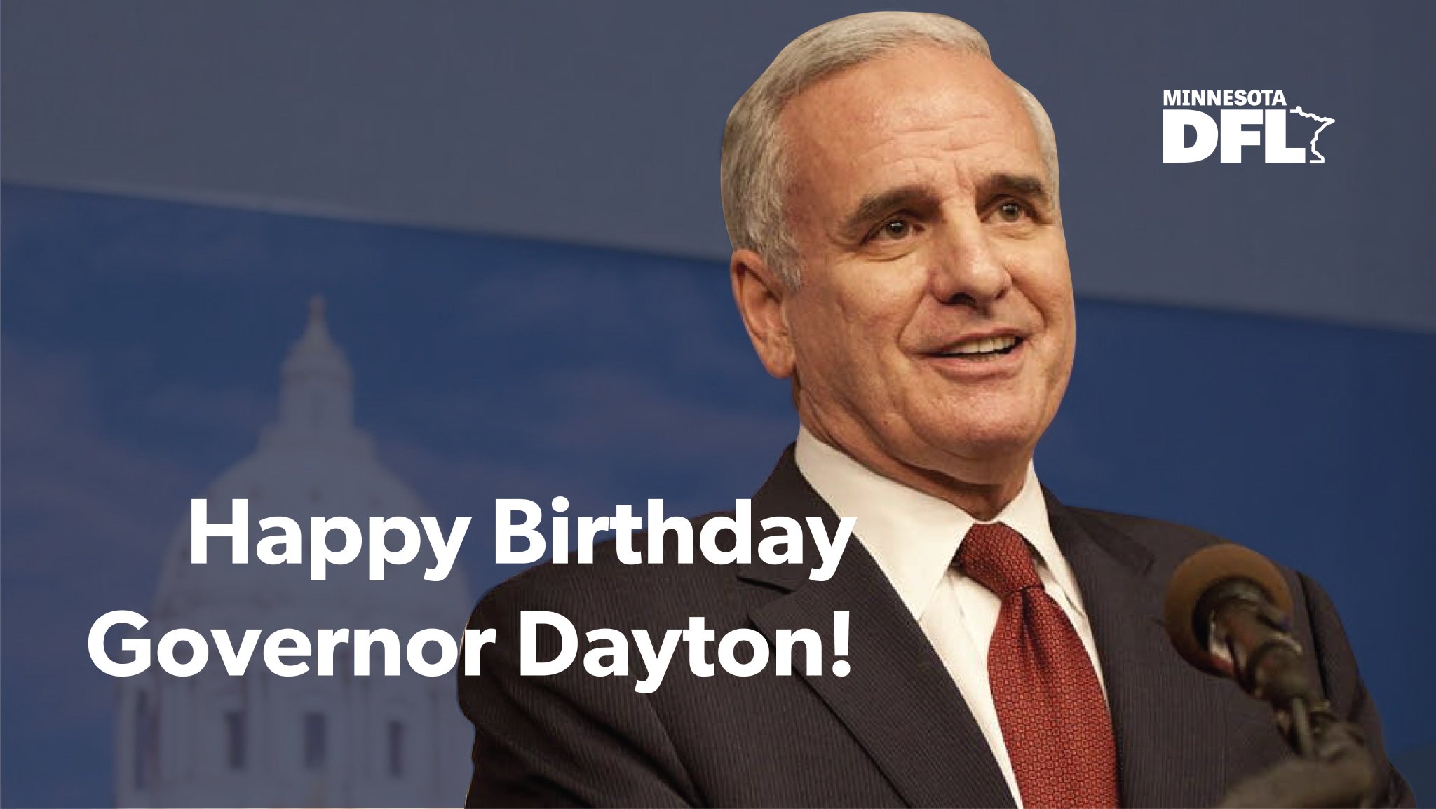 Happy Birthday, and thank you for all you\ve done on behalf of Minnesotans everywhere! 