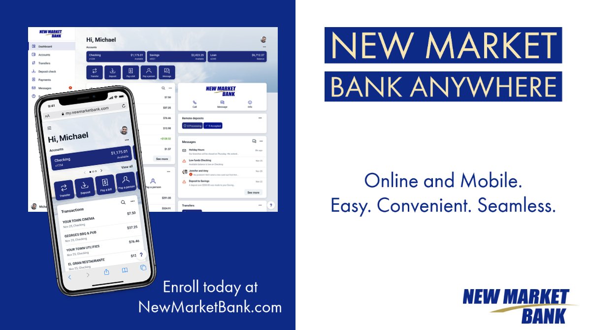 New Market Bank tweet media