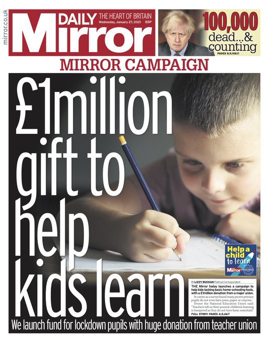 DanielKebedeNEU's tweet photo. £1million from @NEUnion to #HelpAChildLearn. To help provide the basics for our young people.
We are one of the wealthiest economies in the world.
It shouldn't be this way. The government is failing a generation of children.
https://t.co/c4DpJos451 https://t.co/aBSBRQgoRV