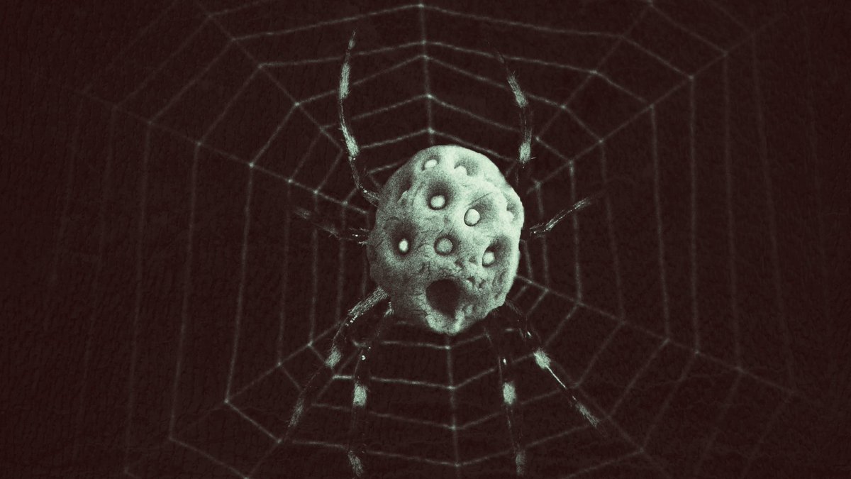 Spookadoodle2's tweet photo. Spider Baby https://t.co/VgqkNFO64y