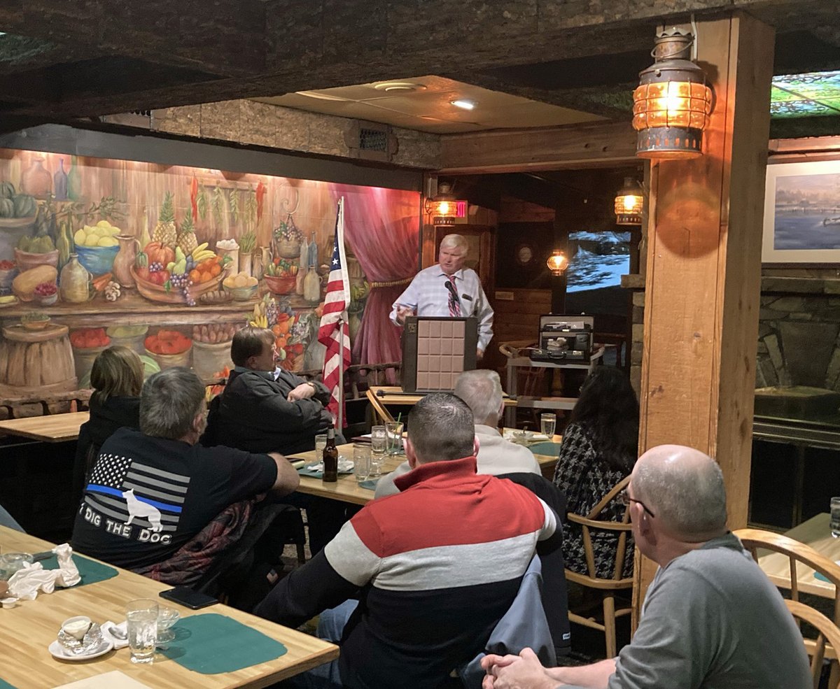 RepGrothman's tweet photo. At the #Waushara County Towns Association meeting, I gave an update on what to expect from Congress and how I am fighting for pro-worker, pro-business policies that will keep #WIWorking. https://t.co/3RKsGfrGO8
