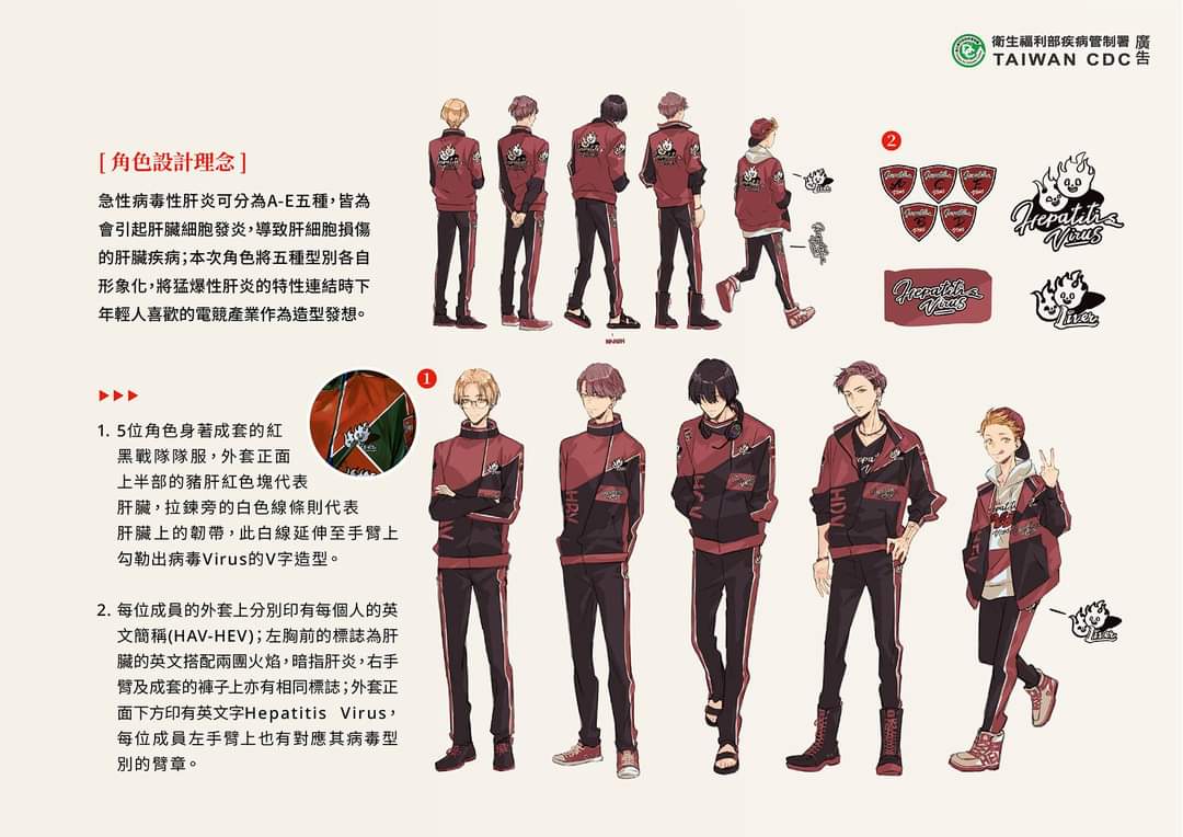 Hepatitis (as a whole gang with A, B etc), Legionnaire's disease, and the TWCDC as MC