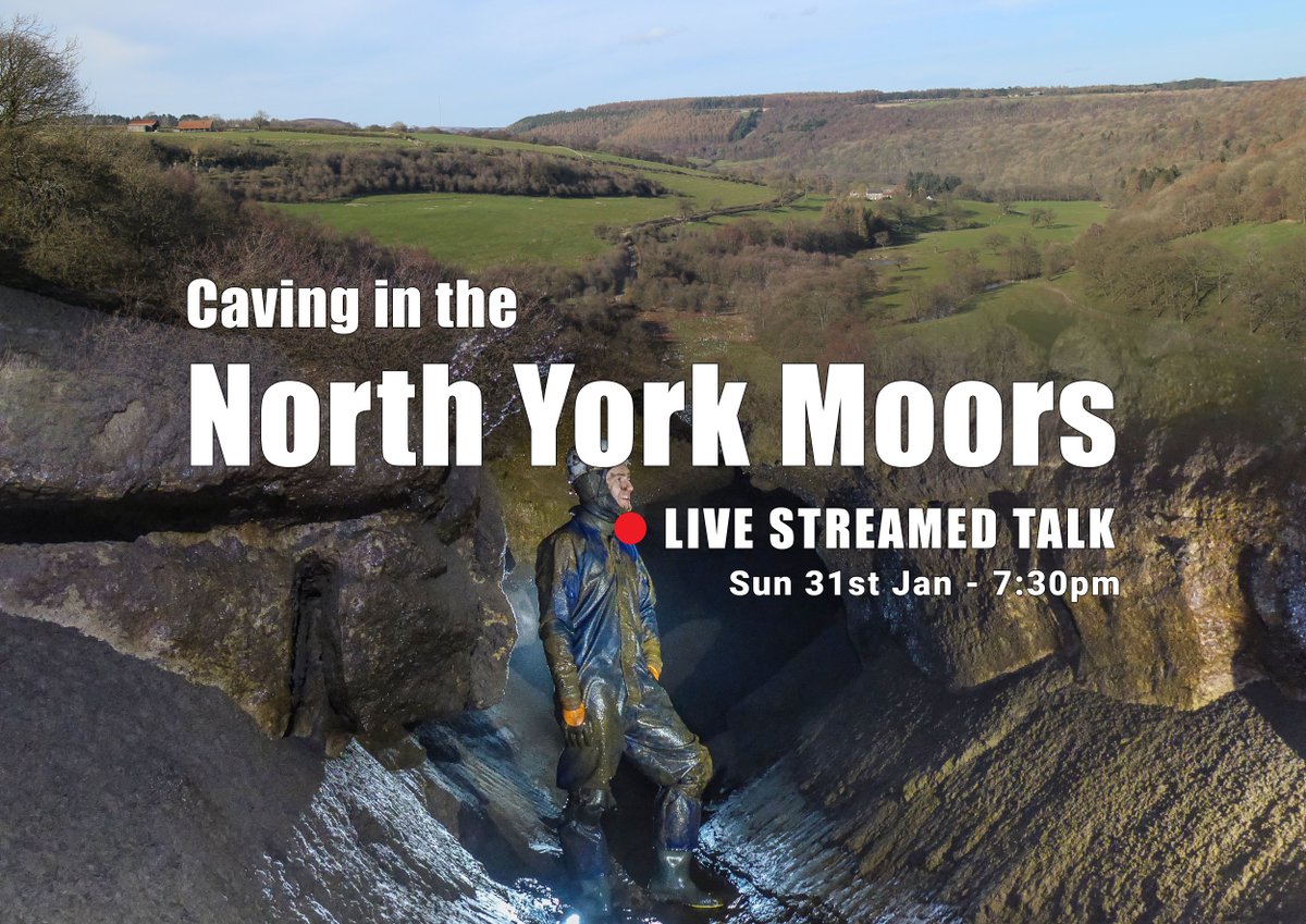 Postpone the lockdown bordom for another hour and come watch our live talk on caving in the North York Moors! 

YouTube: youtube.com/YorkCavingClub

Facebook: facebook.com/yorkcavingclub

Periscope: pscp.tv/yorkcavingclub