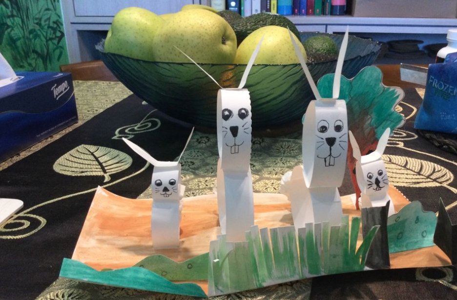 RCHKEYART's tweet photo. Some more lovely paper sculptures being sent in after our zoom classes.  This week... gardens https://t.co/7Iwtvx6Y9p