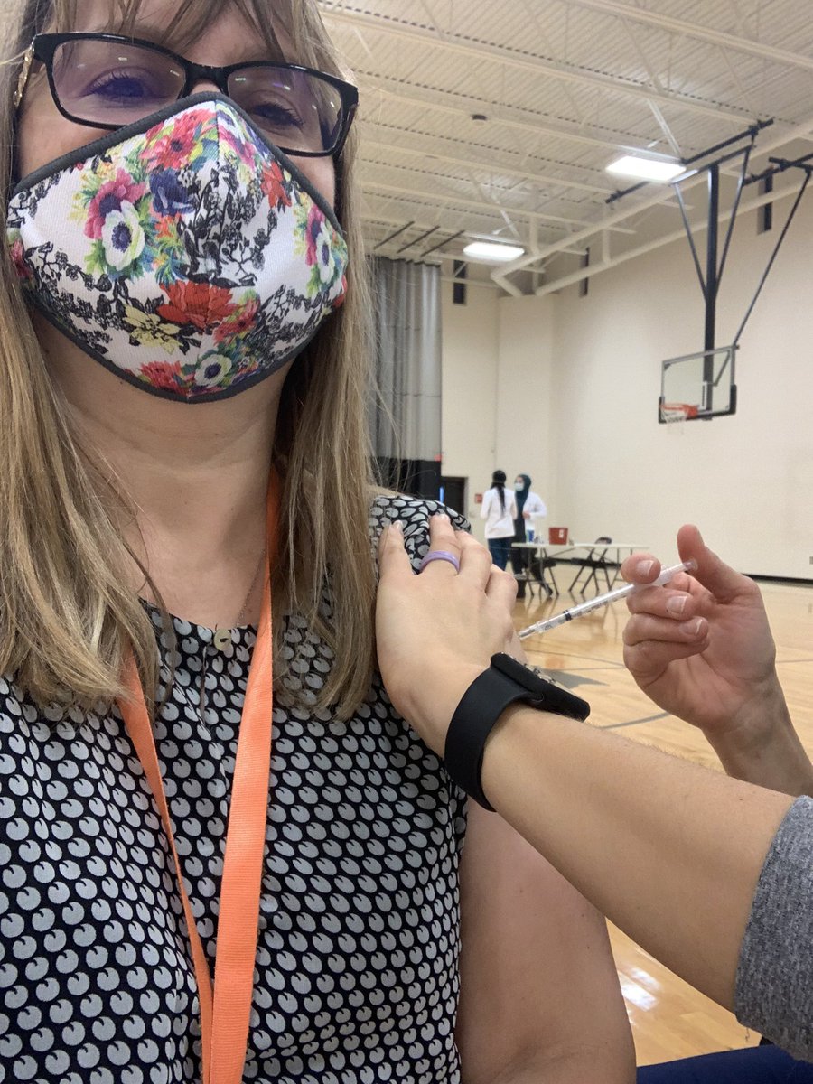 Dose #1! I’m a happy camper!