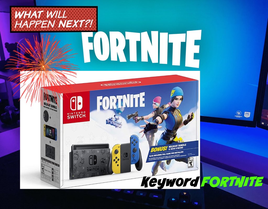 ISUPIP's tweet image. READ it is FREE ...... 👉 facebook.com/ISUPIP 👈  .......... Go to Facebook Messenger and type Keyword "Fortnite" to enter the Nintendo Switch Drawing on March 1st, 2021at 12:00 pm. 18 years old or older to win.