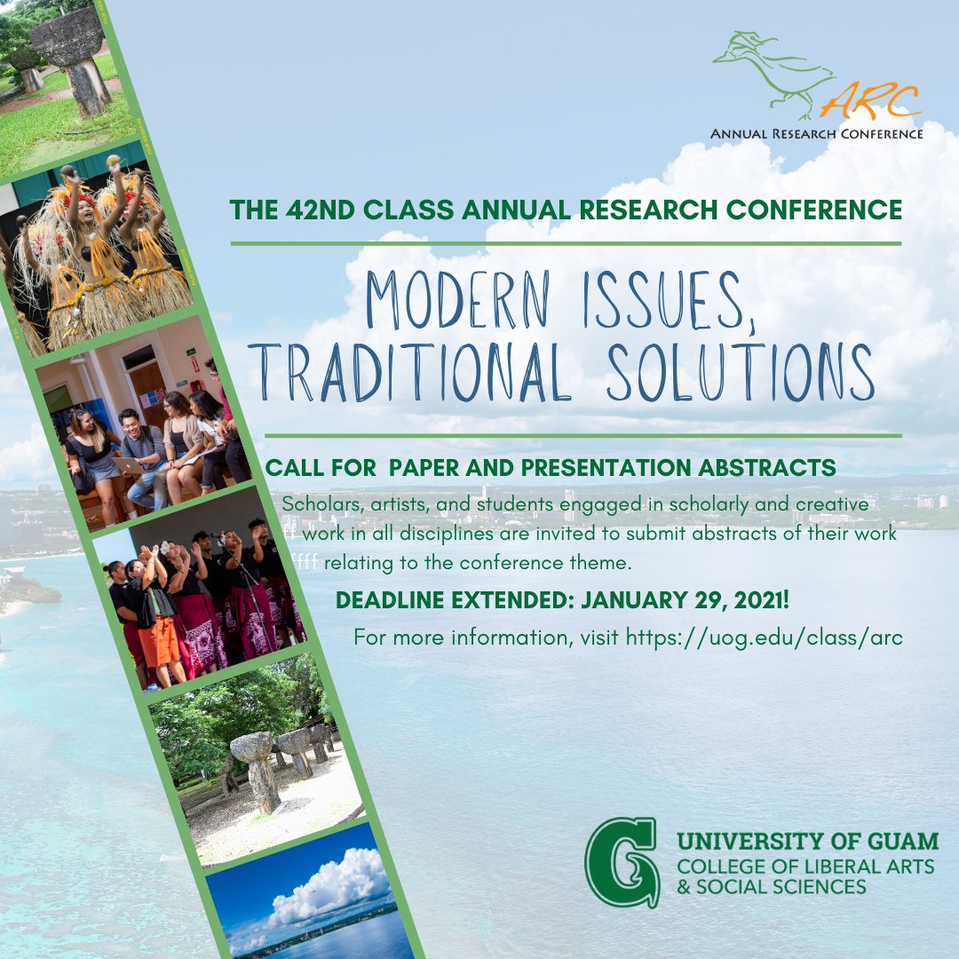 UOGTriton's tweet photo. Submit your abstracts for the 42nd CLASS Annual Research Conference by Friday, January 29!
For more information, visit https://t.co/zNsfvYuVDw. https://t.co/i4pUM3OTb2