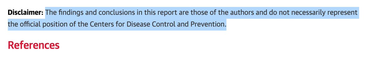 Just to be clear, despite framing, this was not new CDC guidance. It was covering an article written by epidemiologists affiliated with CDC, but the Biden admin recently directed the ED and HHS to issue school reopening guidance, and this is not that /2
