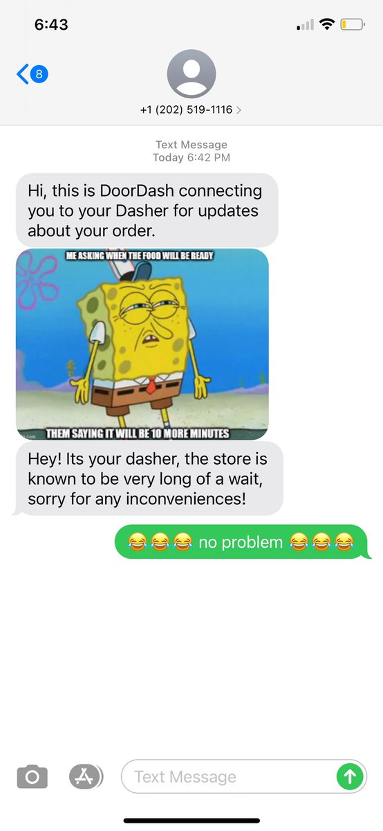 my roommates doordash driver deserves a raise