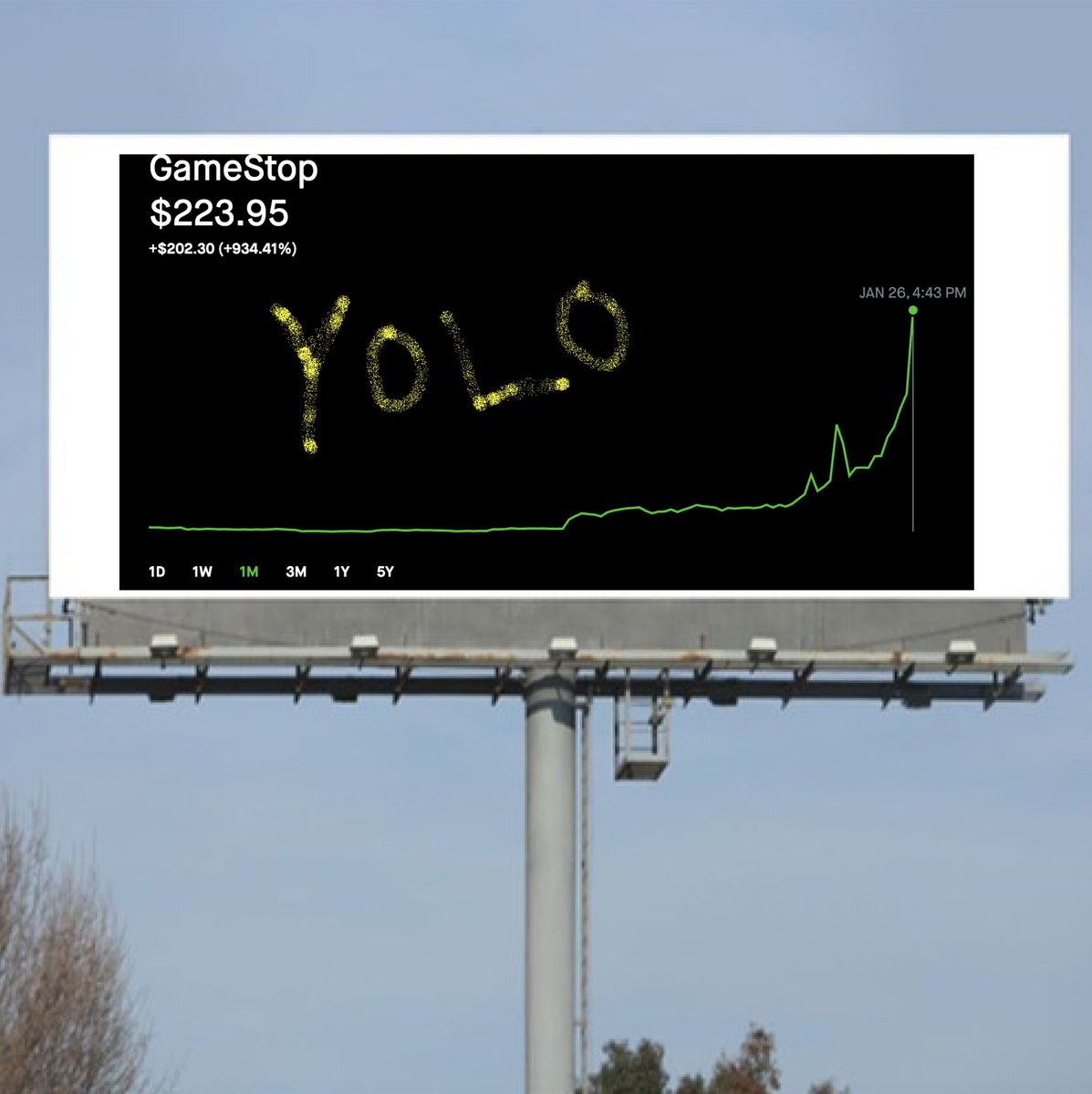 10K RTs and I'll buy this billboard near the hedge fund managers $44M vacation home in Miami

as a thank you to r/wsb for the free $$$ monies today💸