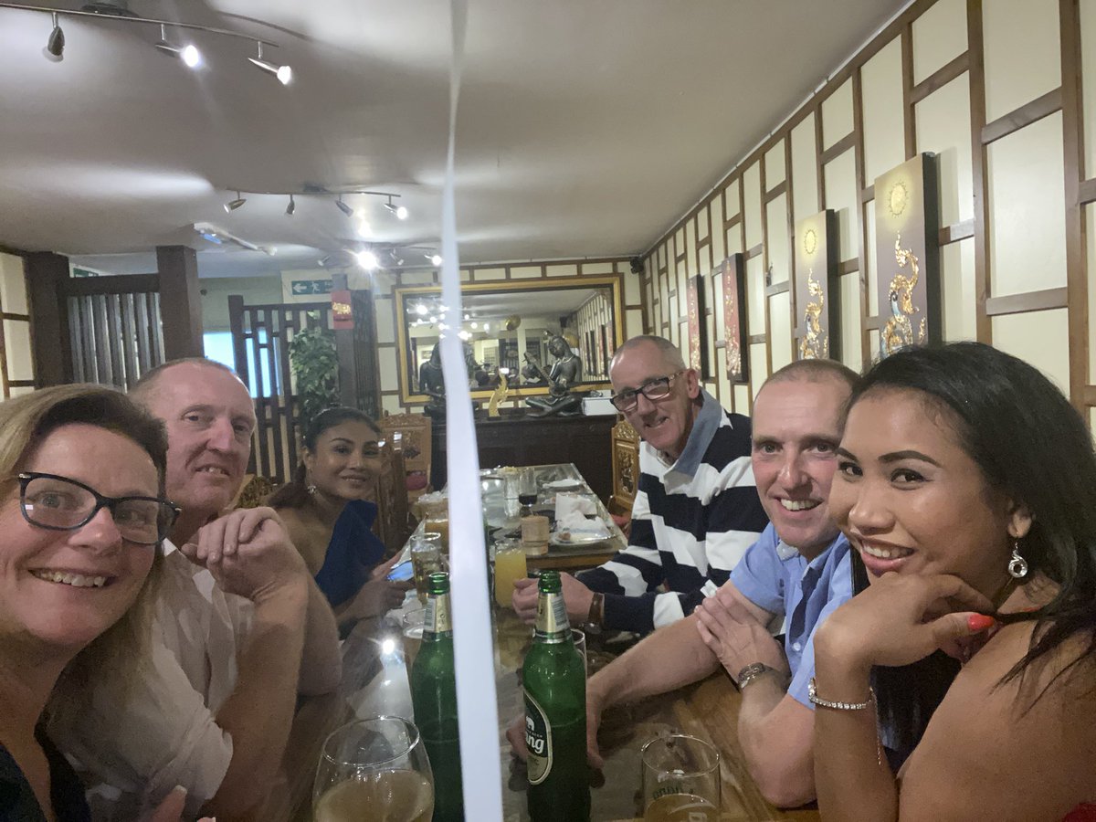 Birthday party with family and friends.