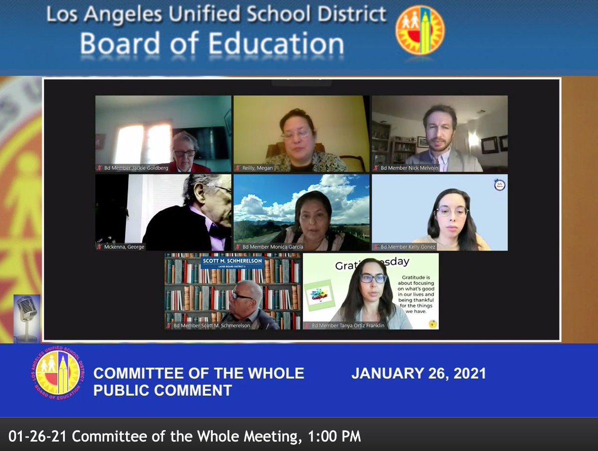 Multiple parents of kids with special needs flooded public comment at today's LAUSD Committee of the Whole meeting demanding that LAUSD start serving kids with disabilities whose needs cannot me met via distance learning or allow contracted NPA agency employees to do so.