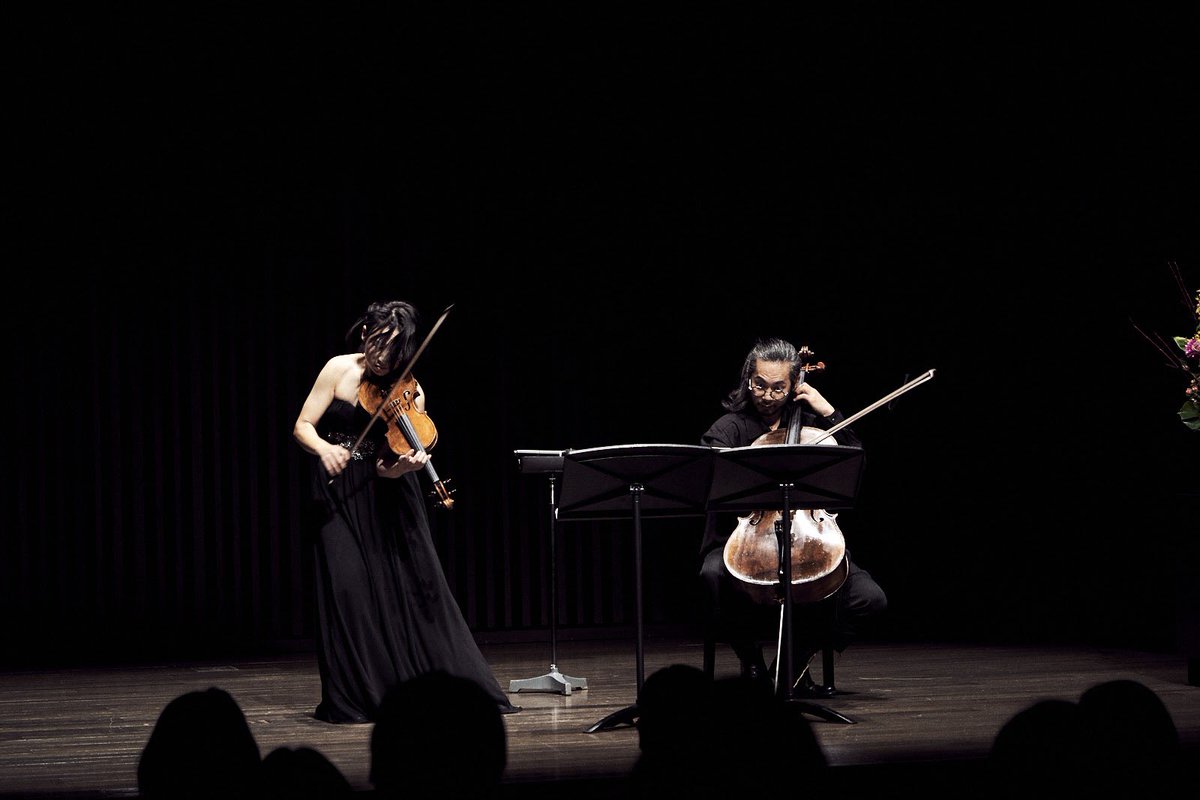 amioike_violin's tweet photo. Thank you 20210125
#荻窪音楽祭 #尾池亜美 #内田麒麟 #交流コンサート
Photo by @htahira https://t.co/P6YSAVmSUf