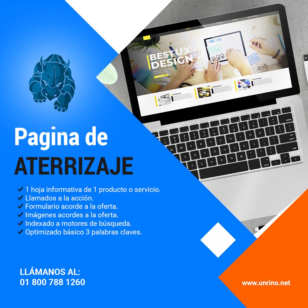 PorUnRino's tweet image. Páginas de Aterrizaje son una herramienta muy especifica para tu negocio.
#appdevelpment #marketingonline #marketing #tijuana #bajacalifornia #mexico #unrino