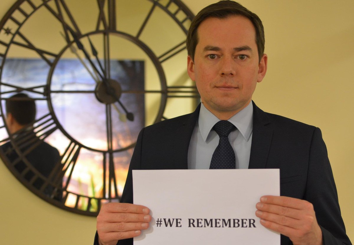 #WeRemember. As the time passes, we do not forget, we always remember. And we say loud and clear: never again. #HolocaustRemembranceDay