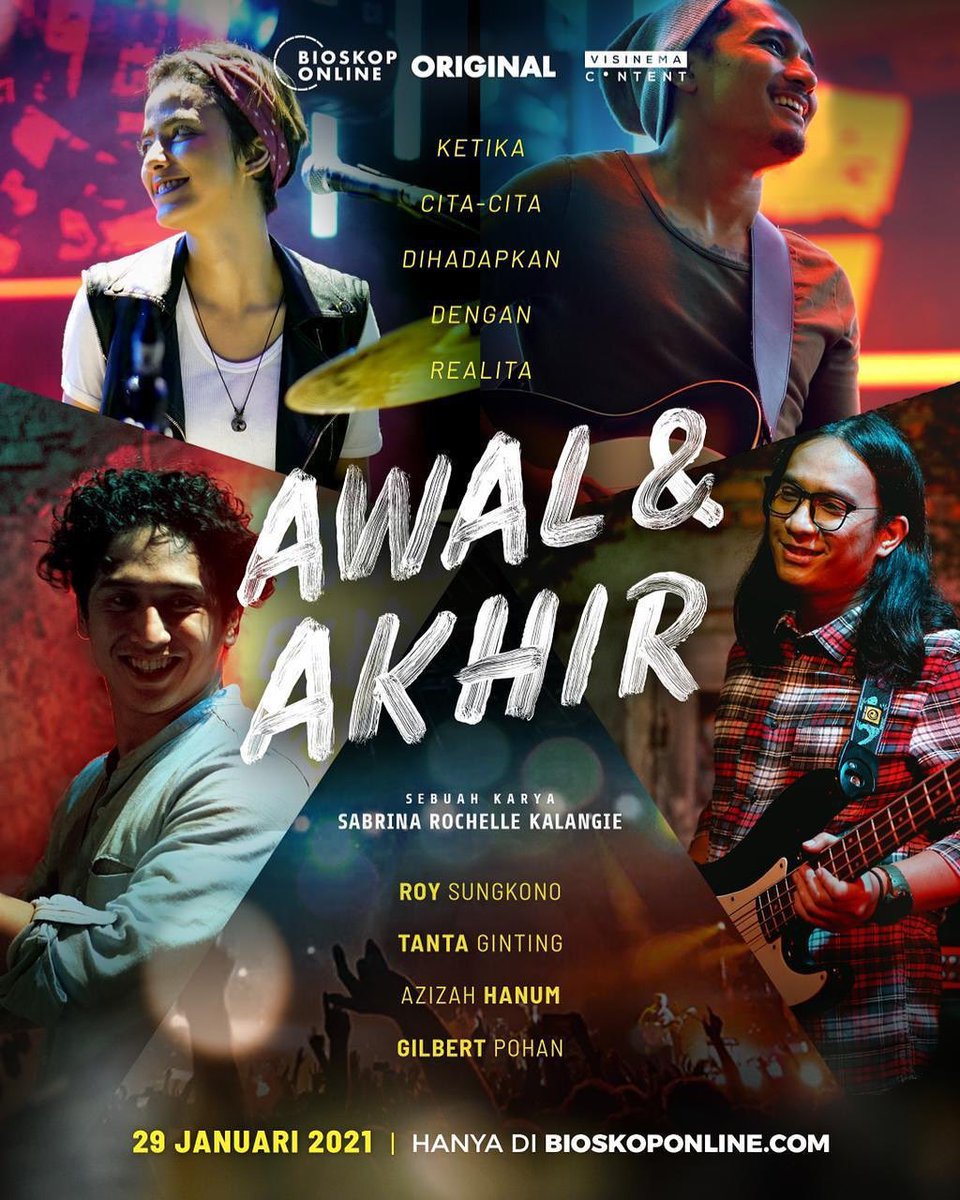 yang ini baru tayang lusa di  @BioskoponlineID .mestinya tentang band yang sama dengan yang dimanajerin Kale. tapi gatau kenapa kali ini nggak bawa-bawa nama NKCTHI.
