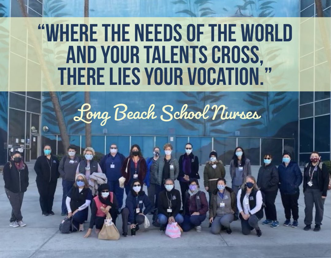 “We were so grateful to have a clear, tangible role in fighting this virus! That felt great!” Day 2 is a wrap. #lbschoolnurses #studenthealthservices #proudtobeLBUSD #covidvaccine