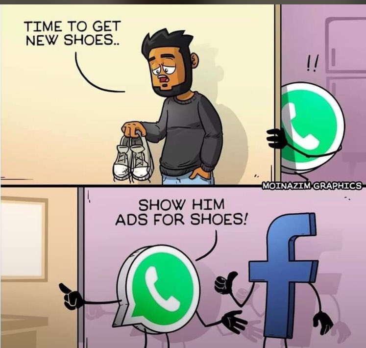Dayzher's tweet photo. Honestly, this is the most funniest pictorial representation of how the algorithm works😂😂
#WhatsApp https://t.co/28ckRfCUFz