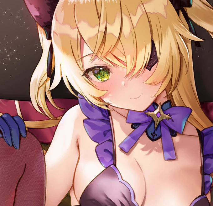 フィッシュル?
#原神 #原神イラスト 