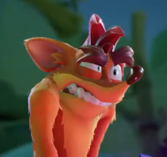 PutCrashInSmash's tweet photo. If Crash gets in at some point, I hope he's at least half as expressive as he's been in recent media. It reminds me of how expressive he was in the original trilogy, it's part of what's made him such an icon today and it'd be a shame to not have that represented in Smash. https://t.co/PkmCbaUtqy