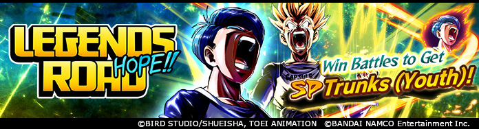 DB_Legends's tweet photo. ["Legends Road - Trunks (Youth) -" Returns!]
Clear stages to get Trunks (Youth)'s Z Power and Souls and aim for the most powerful upgrade, ★7+! Use characters with Bonus Abilities in the Once-Daily Limited Stage to more efficiently obtain Z Power!

#DBLegends #Dragonball https://t.co/KnD7RyJcux