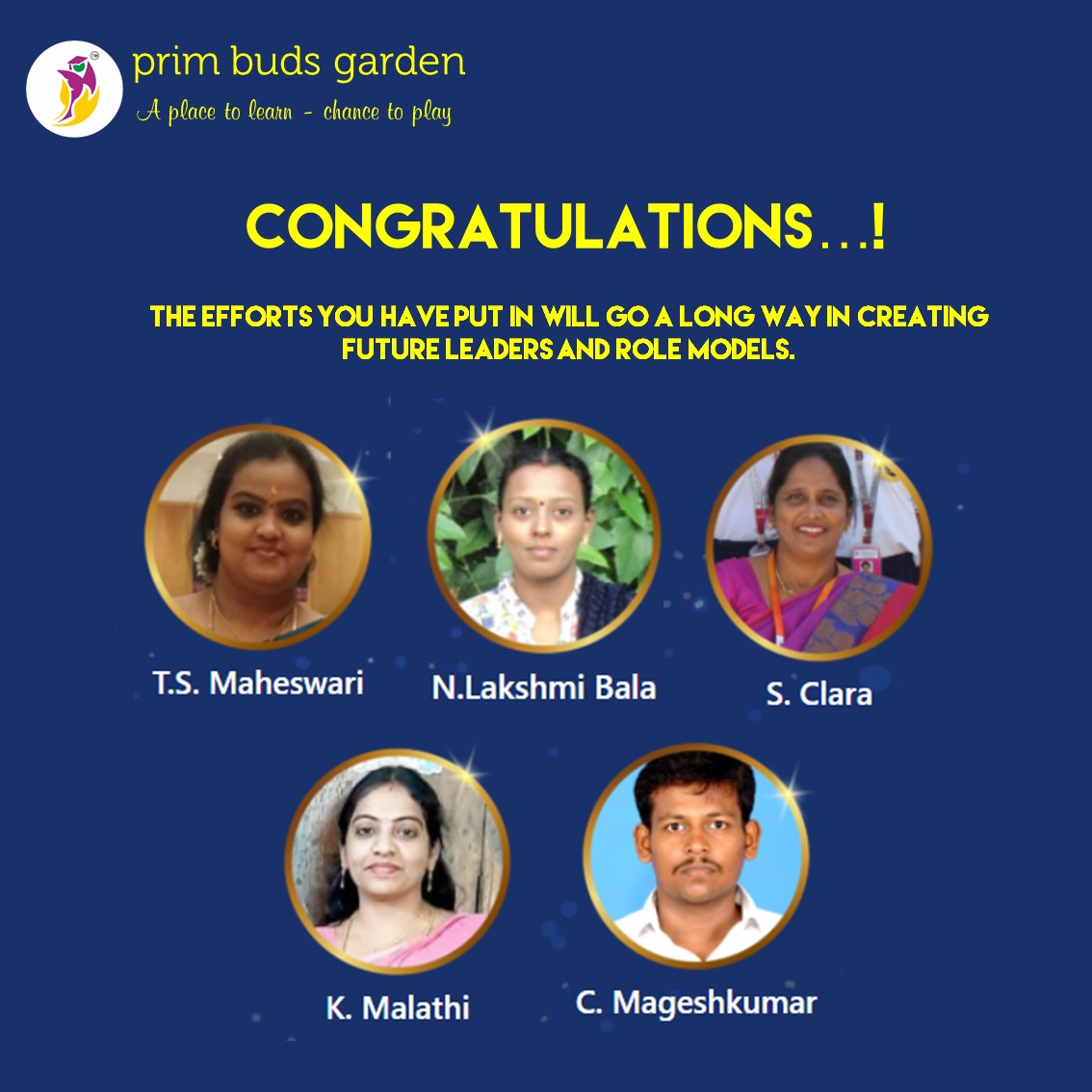 primbudsschool's tweet photo. Prim Buds Garden bagged 5 out of 50 top impactful Better Learning Moments all over India. @PrimbudsGarden congratulates and thank all the teachers for influencing the lives of students using learning resources from @cambridgeindia.
#primbudsgardenschools #BetterLearningMoments https://t.co/JqV0qgMbp4