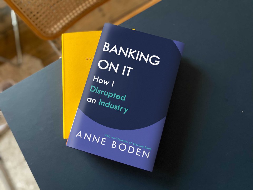 <a href="/AnneBoden/">Anne Boden</a> - Yes! Banking On It motivates &amp; resonates as an #insurtech founder...rules that are parroted folklore, regulated market catch-22s, reliance on business card status, breakthrough help &amp; advice from unexpected places...optimism and dogged determination. Thank you. 👏