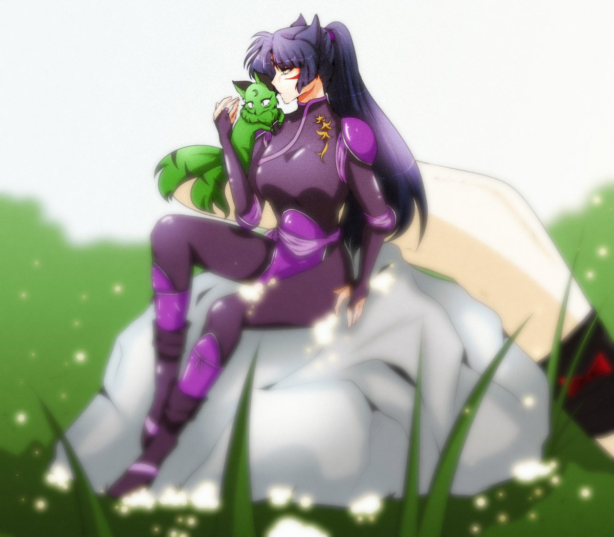 SaraRaelyn's tweet photo. Commission done for a dear friend of mine~ 
Her InuYasha oc~ 
#inuyasha #commission #anime #digitalart #inuyashaoc #art #digital https://t.co/2LtmY3YS2o