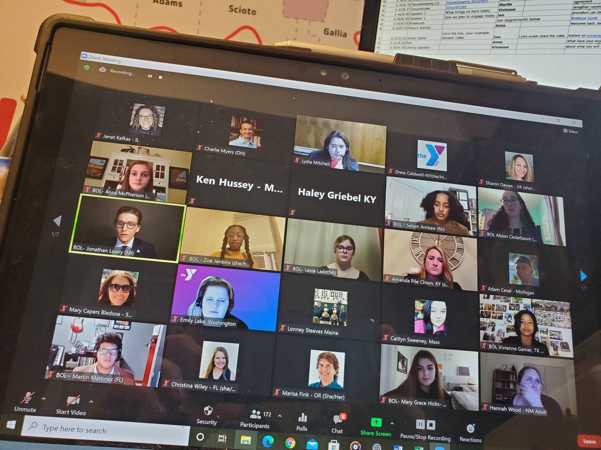 YMCA National Youth Assembly kicks off tonight!  Great opportunity for students from all over the country to have a voice!