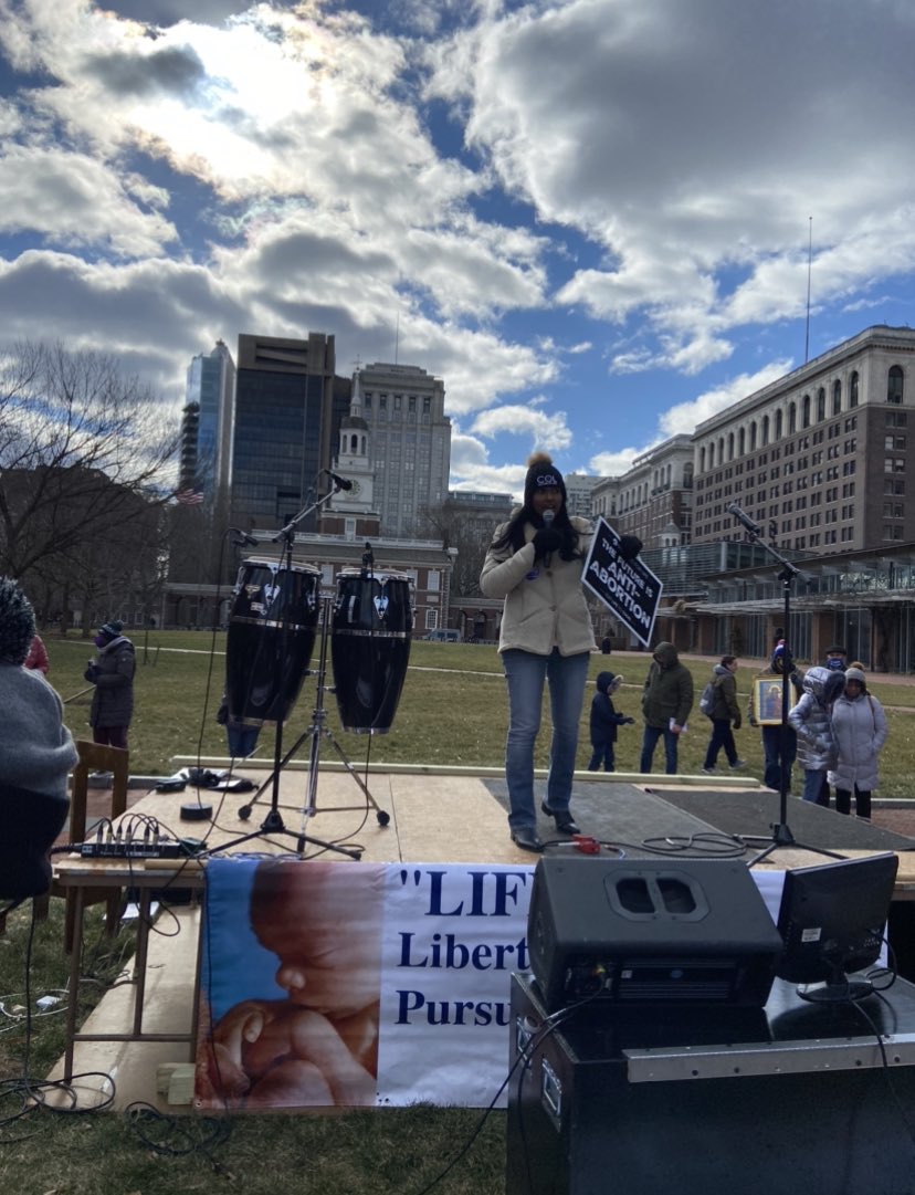 ProLifeUnion's tweet photo. “Each and every life in the womb is so important and unique to our future. We must pray for their safety.” - @PHILLY40D4L #ChangeTheCulture #ChooseLife #PhillyMarchForLife https://t.co/9yitqdxjI3