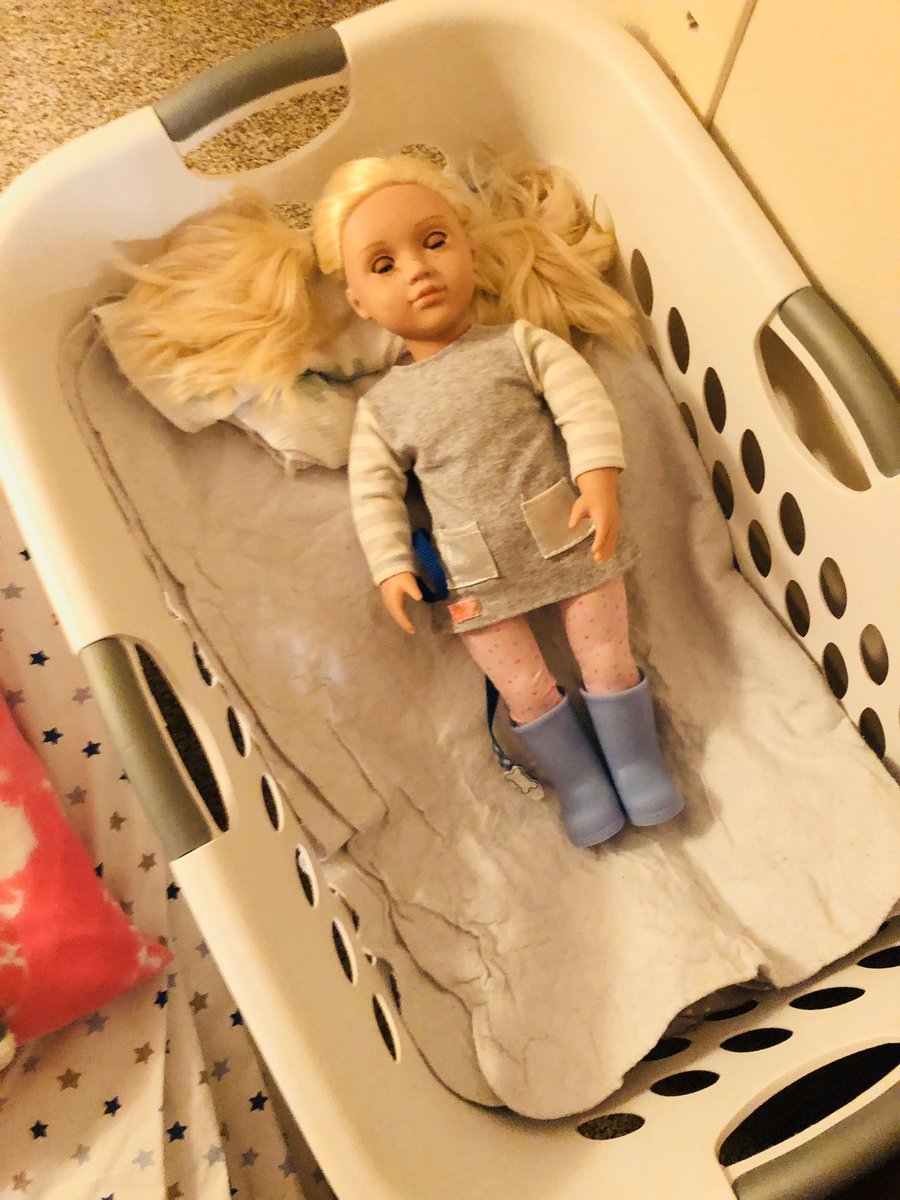 Yes, we did give her a blanket so she wasn’t cold.