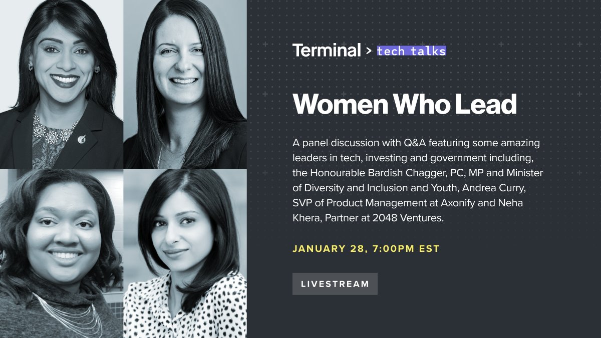Ladies and allies - this is an important event you must make time for. The disparity of women in leadership roles is no secret.  Tune in to learn what we can do. #breaktheceiling  #womenintech #inclusionmatters 
@BardishKW  @Axonify  @naykhera  

RSVP👉 bit.ly/2XSgP4t