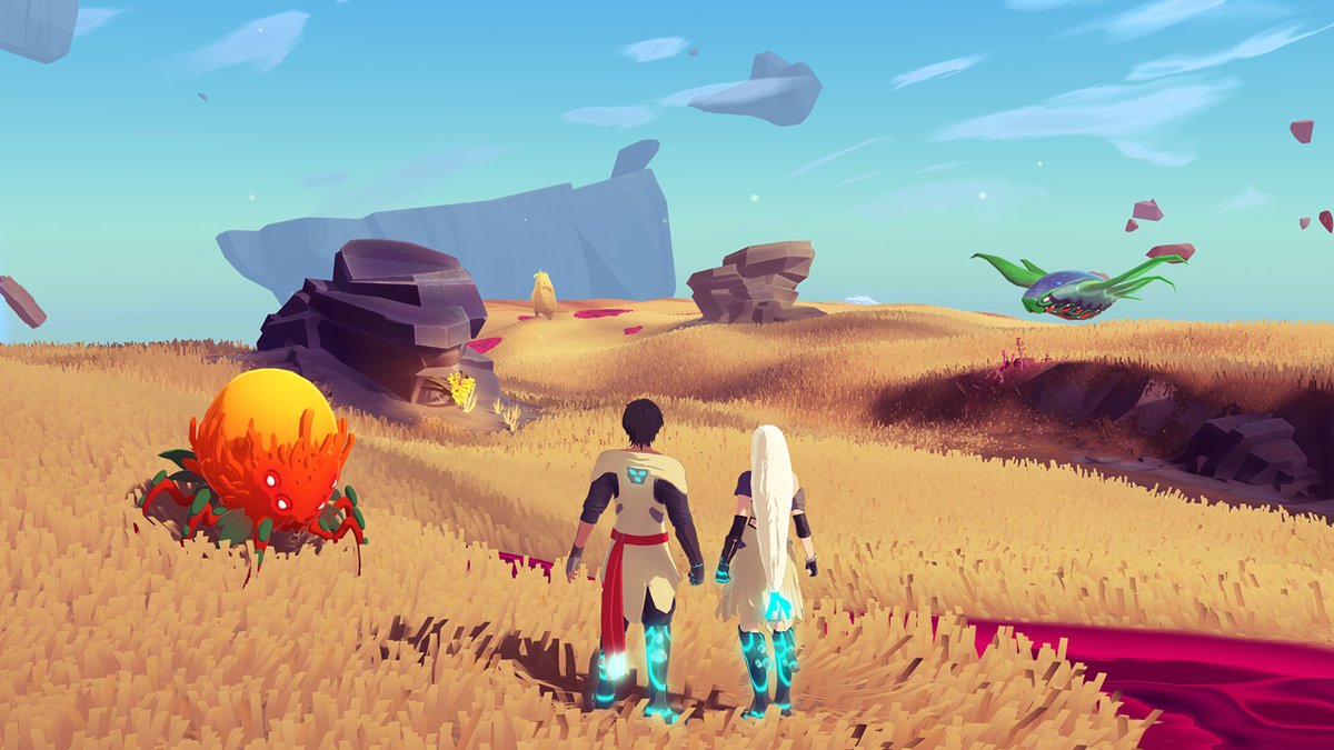 The Game Bakers Twitterissa 2人の愛が物語を紡ぎ出す Haven が2月4日よりnintendo Switchにて発売決定 見捨てられた惑星へと逃げ込んだ2人の恋人 ケイ と ユウ の逃避行を描くアクションrpg Indieworldjp Nintendo T Co T5lcwokkxg