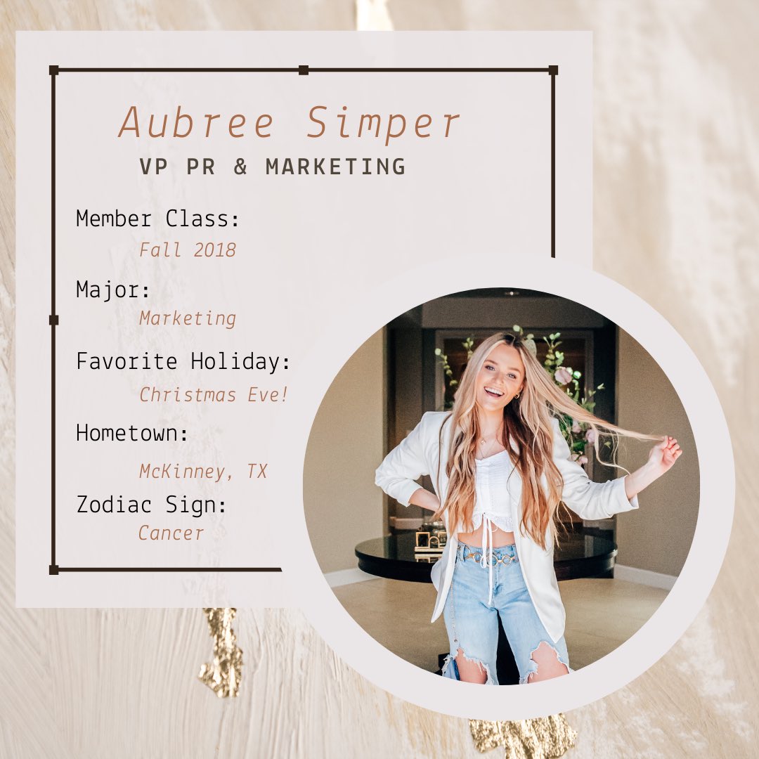 ttuaxo's tweet photo. VP PR &amp; Marketing ★ Aubree Simper https://t.co/fn46RaHjby