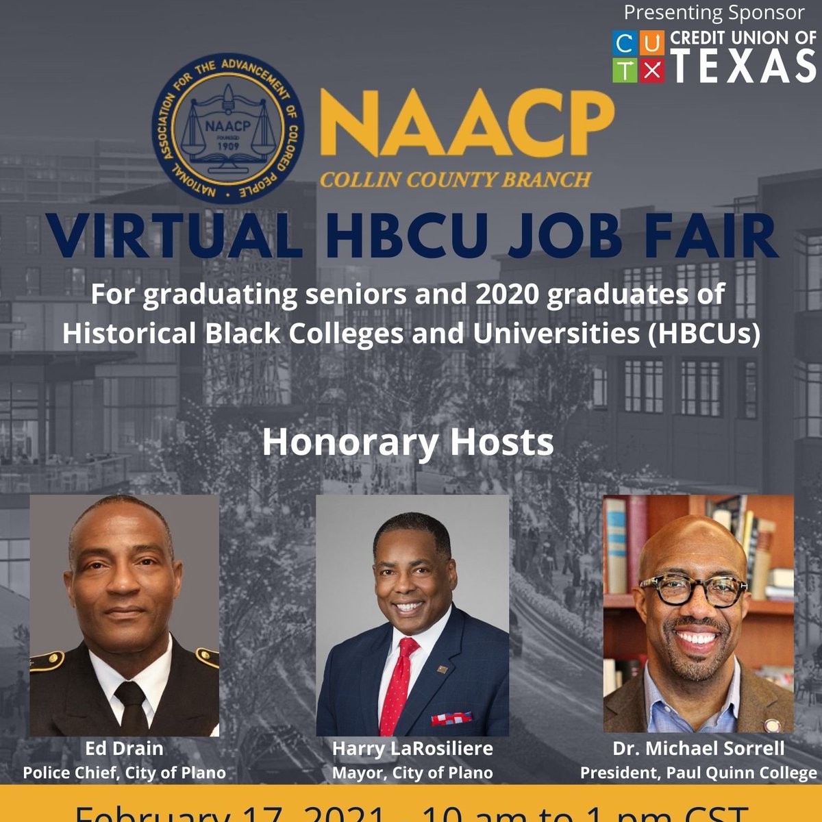 busynothings's tweet photo. @_NAFEO Join the Collin County, TX branch of the NAACP for the inaugural HBCU Virtual Job Fair. Graduating college seniors &amp; 2020 college graduates of HBCUs join us for opportunities in teaching, law enforcement, &amp; more. https://t.co/ikMLjAXldL
 #collinconaacp #collincounty #hbcu https://t.co/XFQJvtt74I