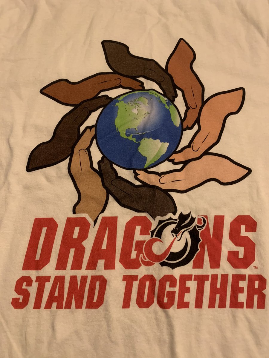 PrezBlackhurst's tweet photo. I’m always proud of @MSUMoorhead’s student athletes but I’m especially proud when they stand up for what’s right and use their platform as athletes to make a difference in our world. #DragonsStandTogether https://t.co/16rQniZcTI