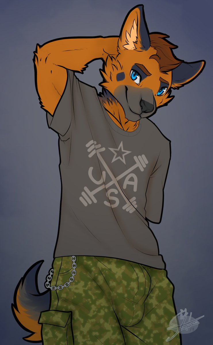 Jake_GS_'s tweet photo. Jake the German Shepherd.

•good boi
•gamer
•nerd/dork
•tacticool doggo
•thinks he’s a comedian

Thanks for visiting my twitter page,
Hope you have a fun time. :3 https://t.co/SbT9eoUaOh