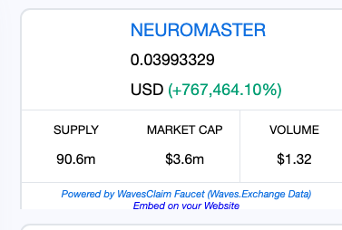 NXRTOKEN's tweet photo. Claim #NEUROMASTER Tokens every hour -Airdrop💧☔️

#waves #token #airdrop #claim #FreeFees Use [NXR] #NXR to pay your fees on the https://t.co/hsH6l7OWxV  🚀 

https://t.co/SjqgBWnVU8 https://t.co/7dqdBYvTiM