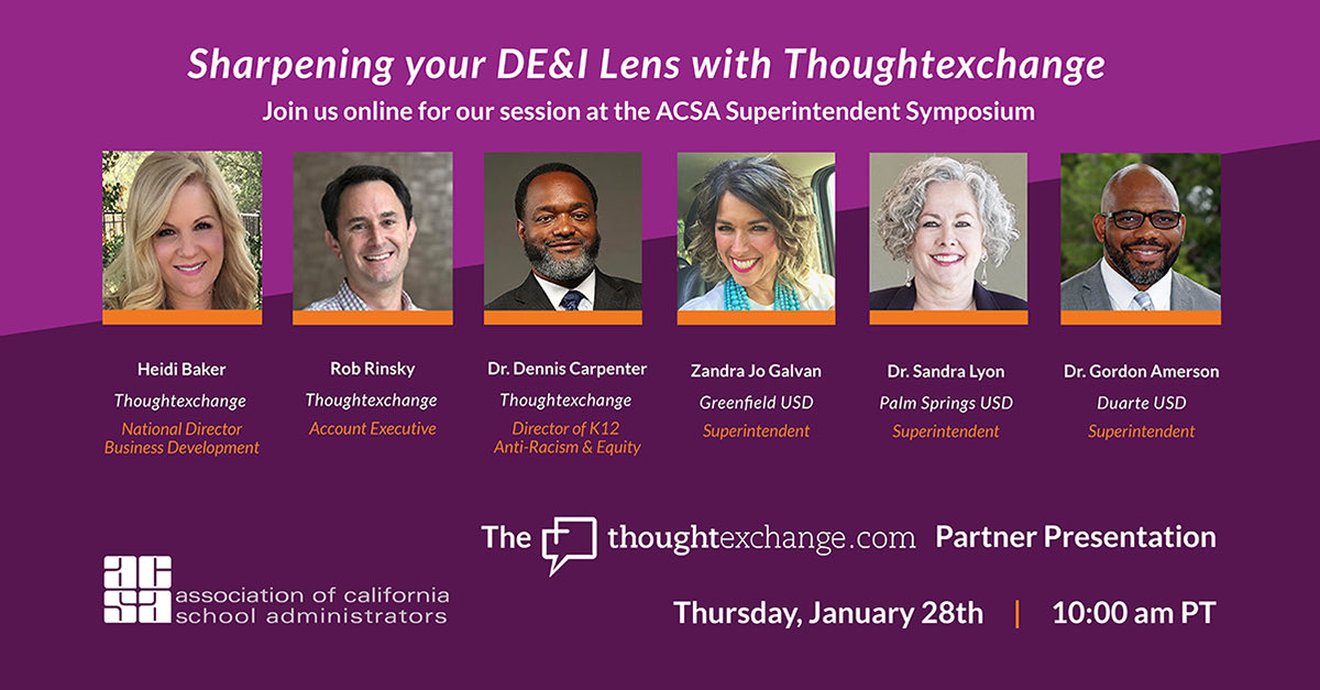 I am super excited to join my friends <a href="/psusdsupt/">PSUSDsupt</a> and <a href="/zjgalvan/">Dr. Zandra Jo Galván 🩷</a> as well as our partners from <a href="/thoughtxchng/">ThoughtExchange</a> for an awesome presentation at the @ACSA Superintendent's Symposium
@HeidiBaker_Te <a href="/EquitySupt1/">Dennis L. Carpenter, Ed.D.</a> <a href="/rrinsky22/">Ryan Rinsky</a> 
#edleaders