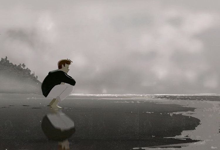 مثْلُيَ گمثْلُ منْ يَمشُيَ علُيَ آلُرمآلُ 

لُآ آحٍدِ يَسمع خـطُۆتٌہ  لُگنْہآ تٌآرگہ علُآمہ