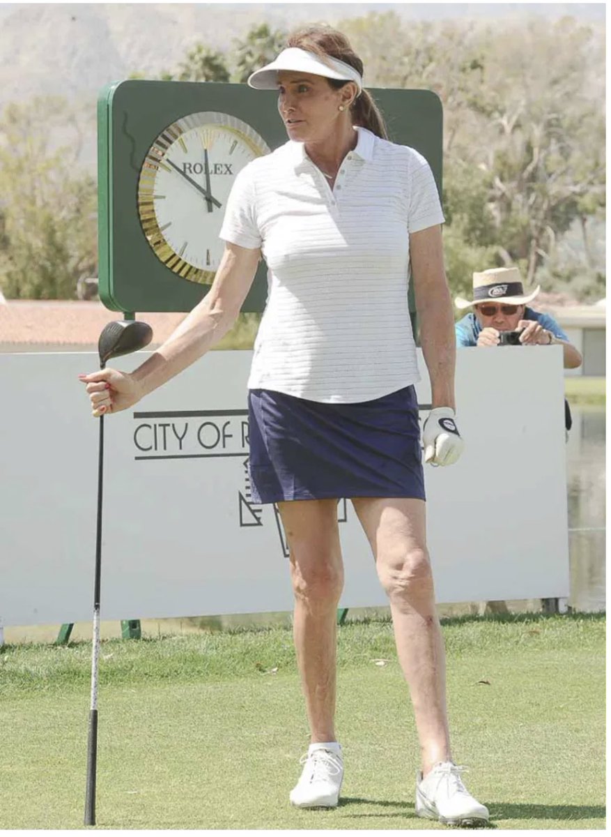 Jstore1218's tweet photo. @suckmylang Pretty closed-minded take here bro. Stop acting like you wouldn’t tune in to see Miss Jenner rippin 300 yard bombs with her balls hangin out of her skirt. https://t.co/NCwIHoQufh