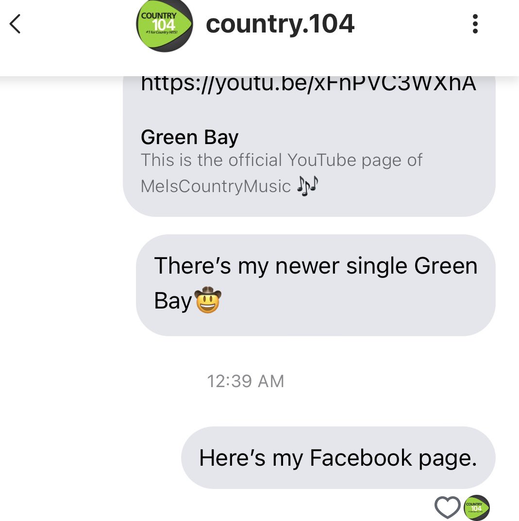 Countr6Singer's tweet photo. @Country104 🤠 https://t.co/Xnx9EPn3IF