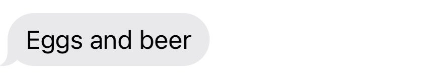 kristoferthomas's tweet photo. how my mom vs. dad texts me the grocery list https://t.co/0n3j1oqlVV