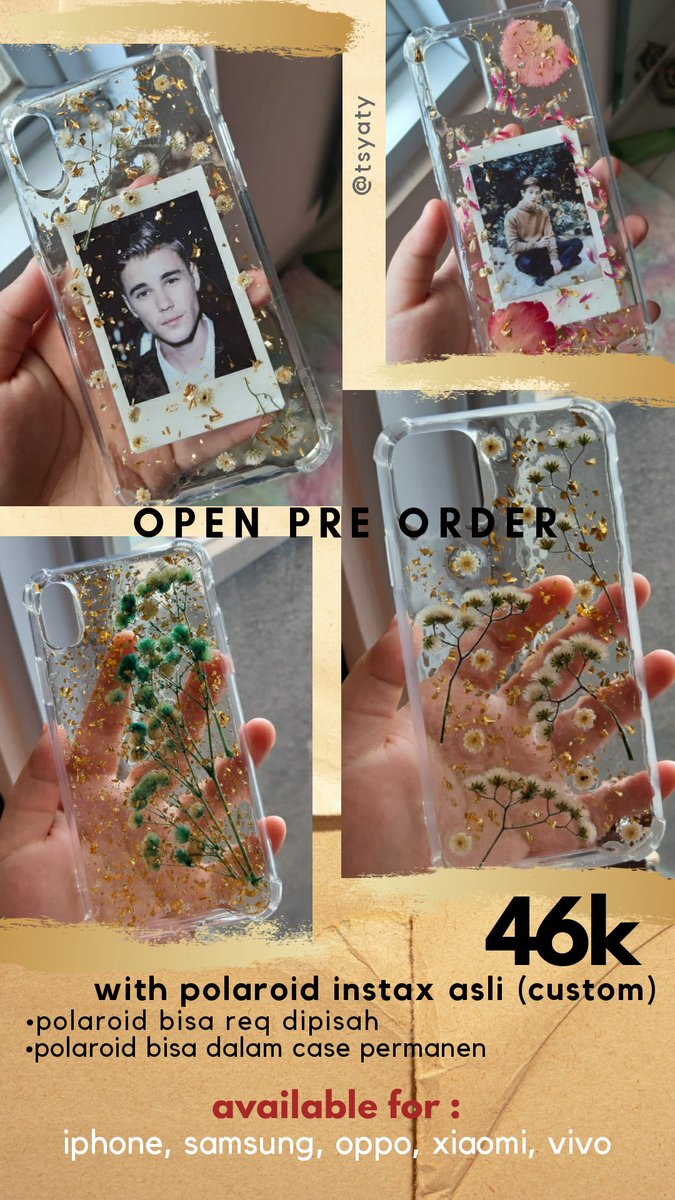 ciipwung's tweet photo. hallo, aku open PO Polaroid  Resin Case🤩
💰46k ONLY!!!💰
📱iphone/samsung/oppo/xiaomi/vivo
✅ include polaroid instax asli
✅ banyak desain 
✅ foto custom dari customer
💸DANA/OVO/Gopay/Shopeepay 

t. hp mau ganti baru
#zonauang #zonaba #zonajajan https://t.co/a15l7AhT7H